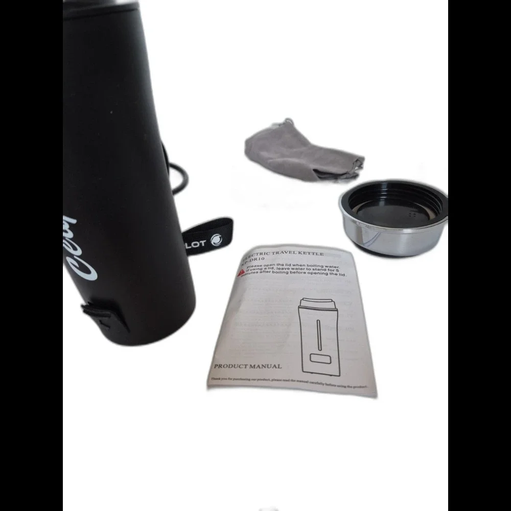 Ceaplot Portable Electric Travel Kettle Small Water Boiler Stainless Steel NWT